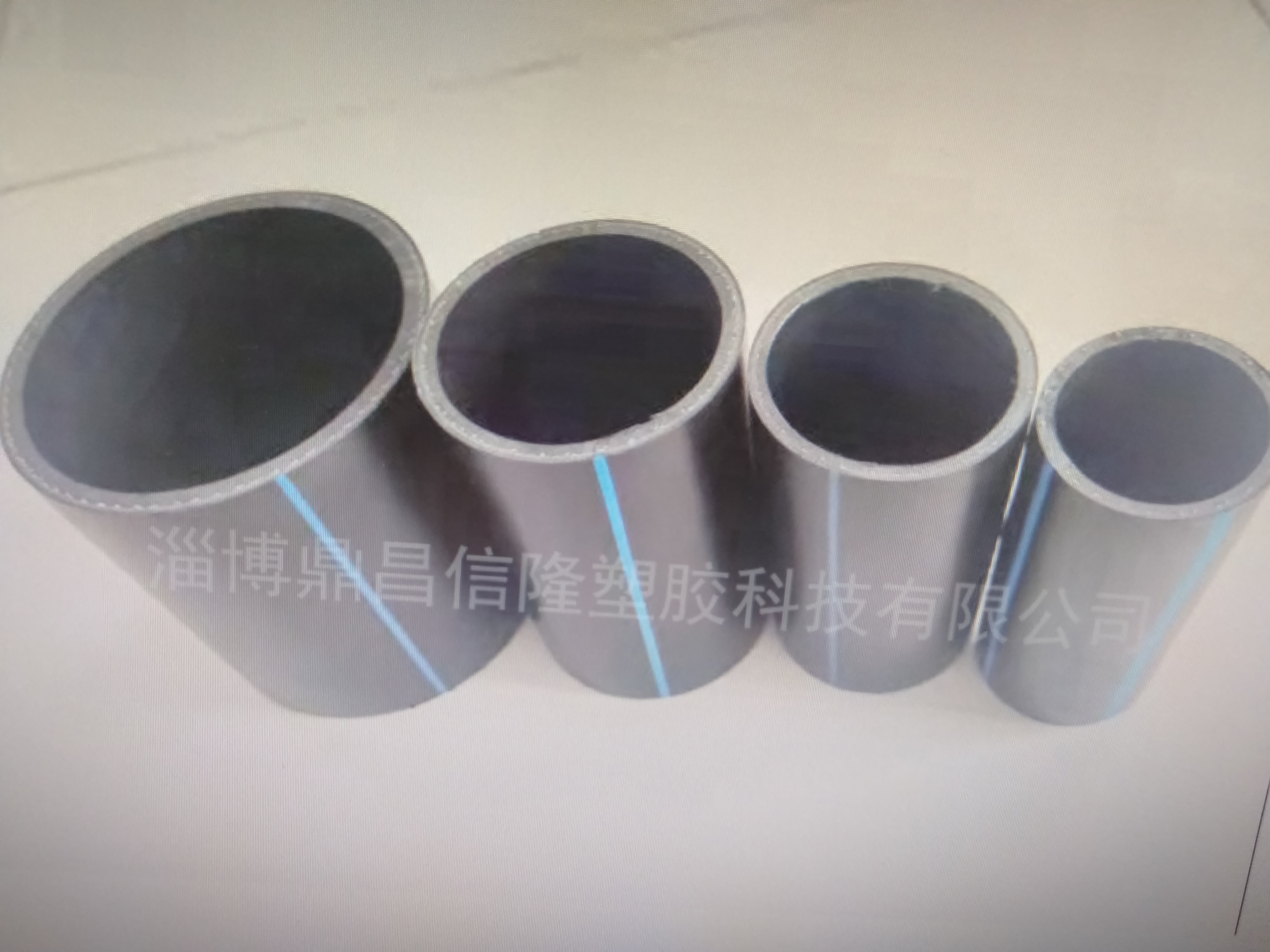 Polyethylene pipe and steel wire mesh skeleton